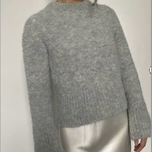 XS Gray Club Monaco Wool & Alpaca blend Sweater